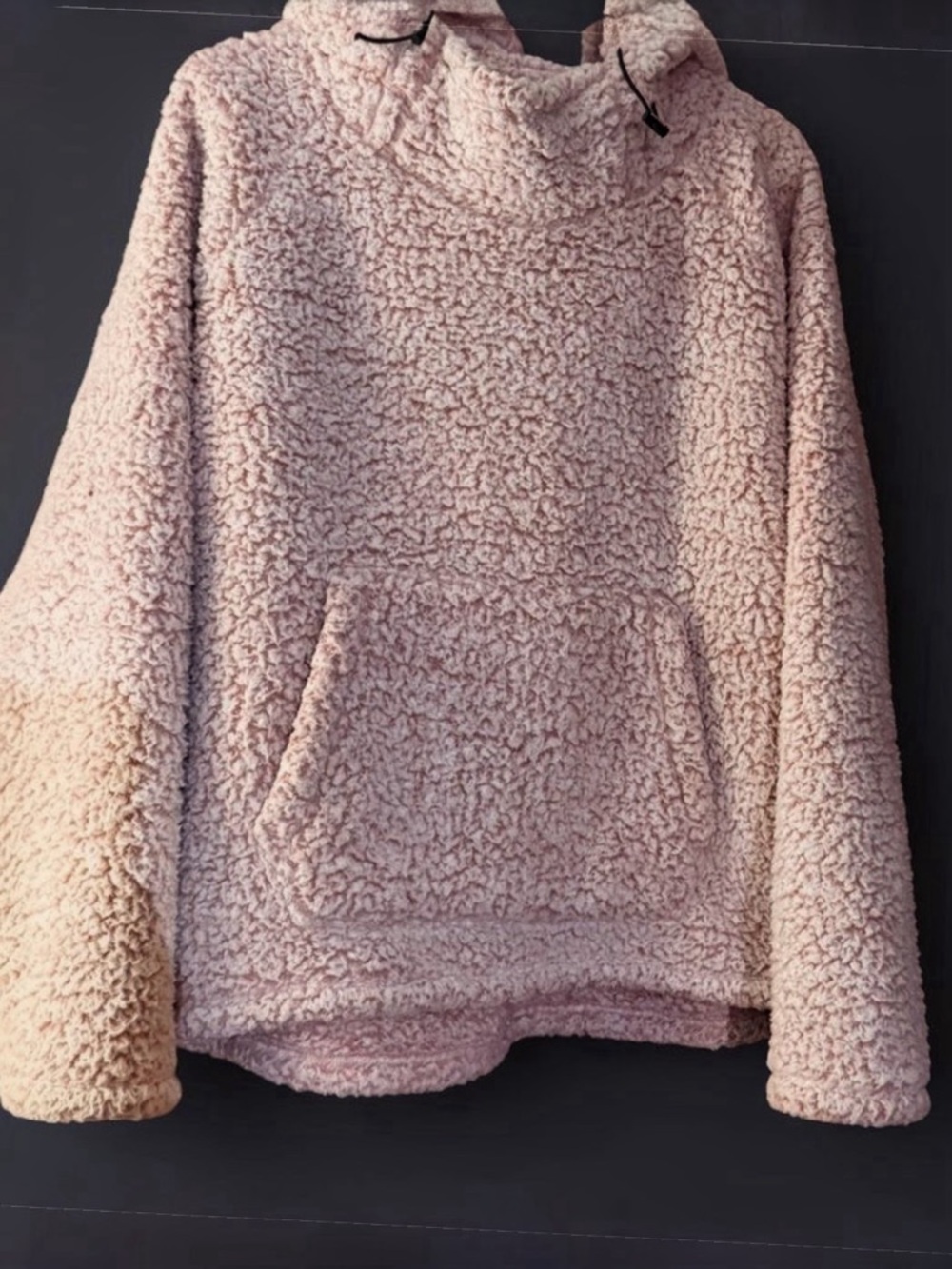 PINK Victoria's Secret Plush Sherpa Hoodie - Light Pink